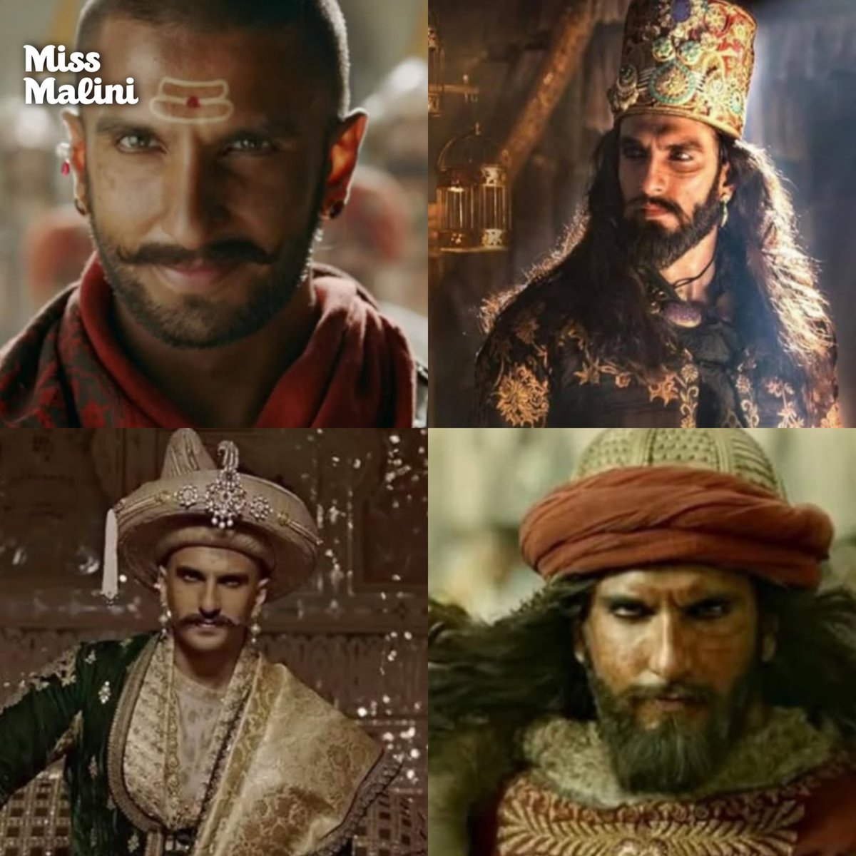 MissMalini's tweet image. Ranveer Singhโs aura when he plays historical figures in Bhansaliโs films is unmatched. ๐๐ป๐ฅ
#missmalini #RanveerSingh