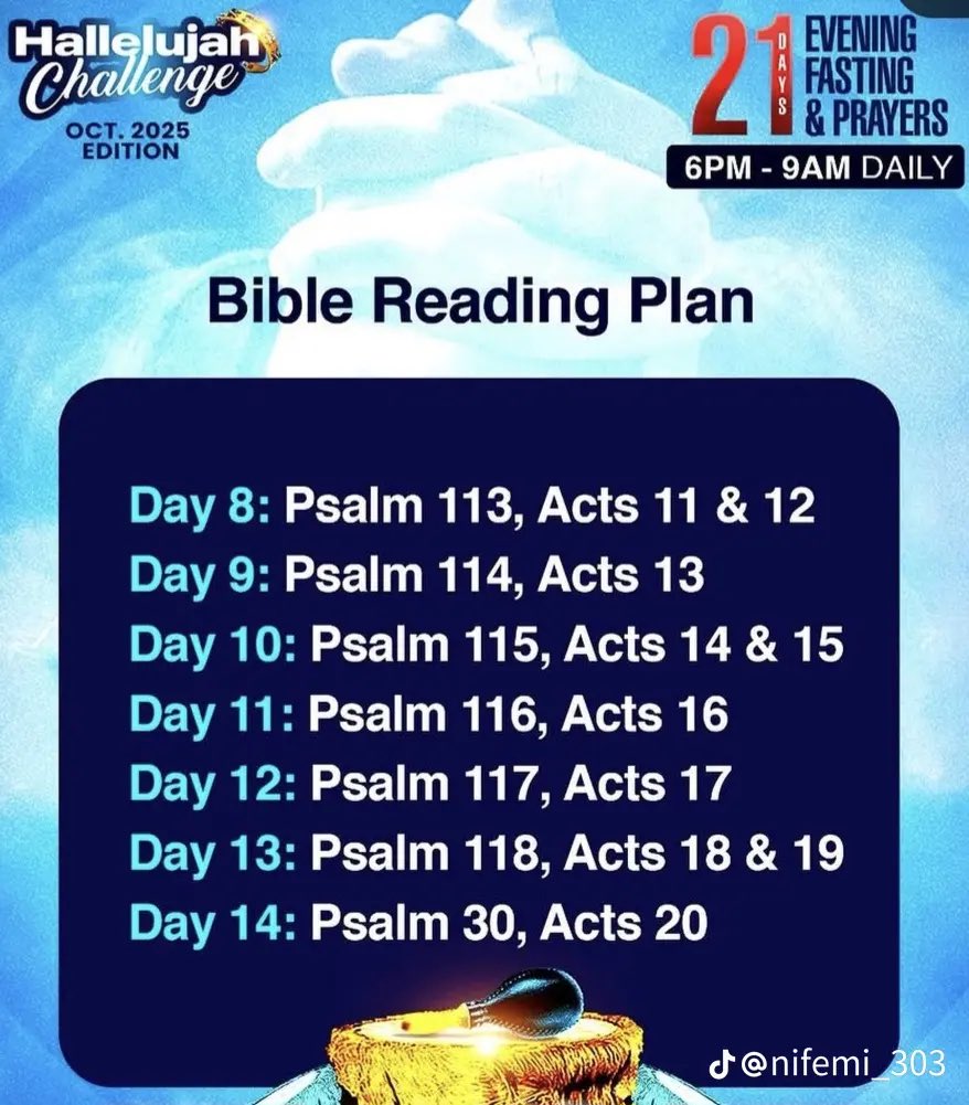 ade_ojb's tweet photo. Bible reading for the 21 days #HallelujahChallenge2025 https://t.co/Z7ZQvxIov9