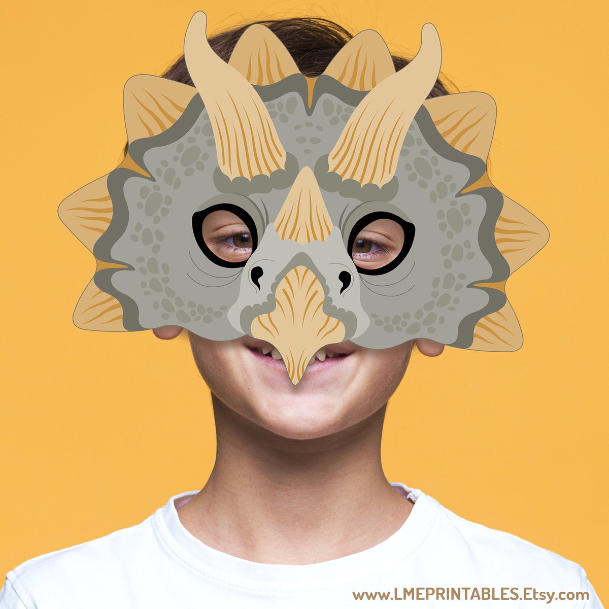 lmeprintables's tweet photo. Triceratops Mask Printable Dinosaur Costume Animal Halloween Prehistoric Dino Party Favor Paper Rhino Craft Photo Booth Carnival Kid Adult https://t.co/ikCpwicLJ2 via @Etsy #triceratopsmask #printabledinosaurmask #dinopartytheme #partygames #backtoschool #halloweenmasks #diymasks https://t.co/0q78pzznjJ