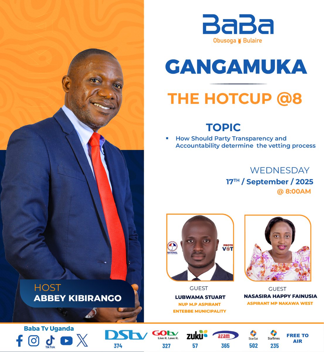 Tomorrow morning I will be live on @baabaTv. Catch you then.