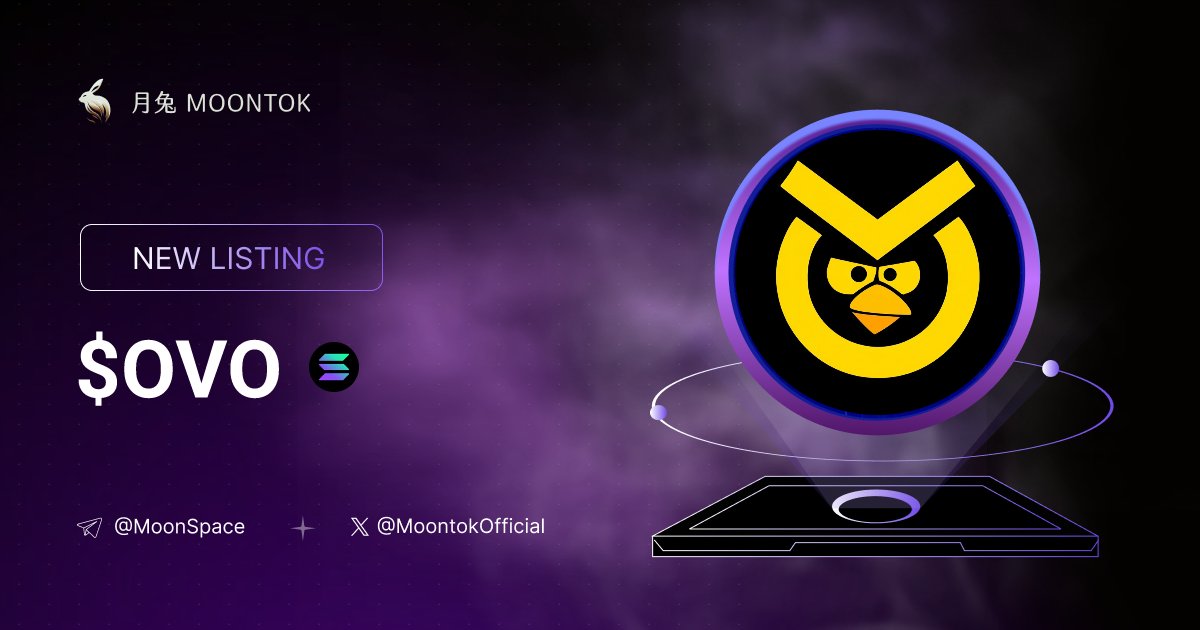 ⚡ 月兔雷霆 - Moontok Xpress

OVO COIN ( $OVO )
moontok.io/coins/ovo-coin

7d7jZLzHHefeSDqJj9EJhTrA1Ujmsb3saxs5vPdtpump

LIQ: $35,051 | MC: $64,585

#altcoin #memecoins <a href="/ovocoin_top/">OVO COIN</a> <a href="/moontokofficial/">Moontok 月兔 🐇</a>