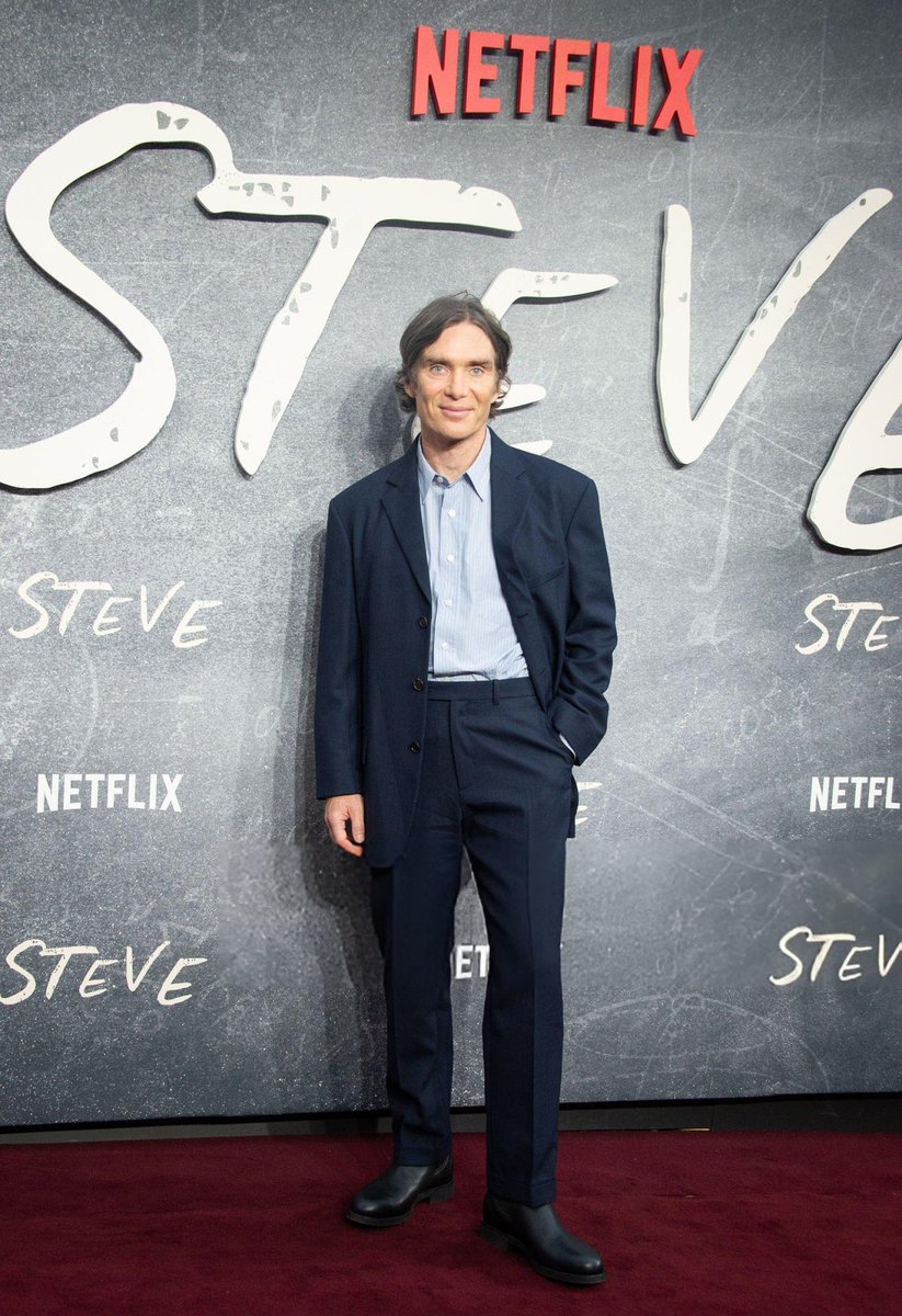 cmurphypics's tweet image. Cillian Murphy attends the UK premiere of ‘STEVE’.