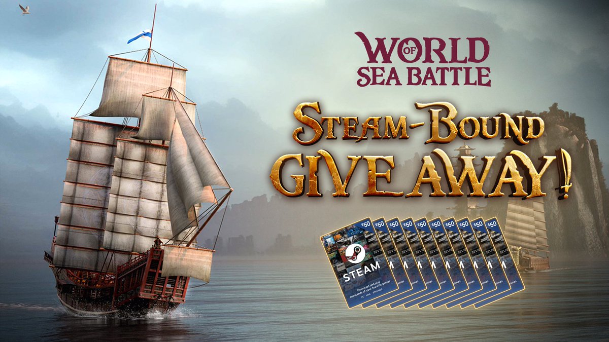 World of Sea Battle is heading to Steam! 🔥

To celebrate this milestone, we’ll #giveaway 10x $50 Steam Gift Cards! 💰

Get as many entries as you can until Oct 10th for more chances to win and become the first crew to be part of this epic journey. ⚓

#gaming #MMO #indiegame