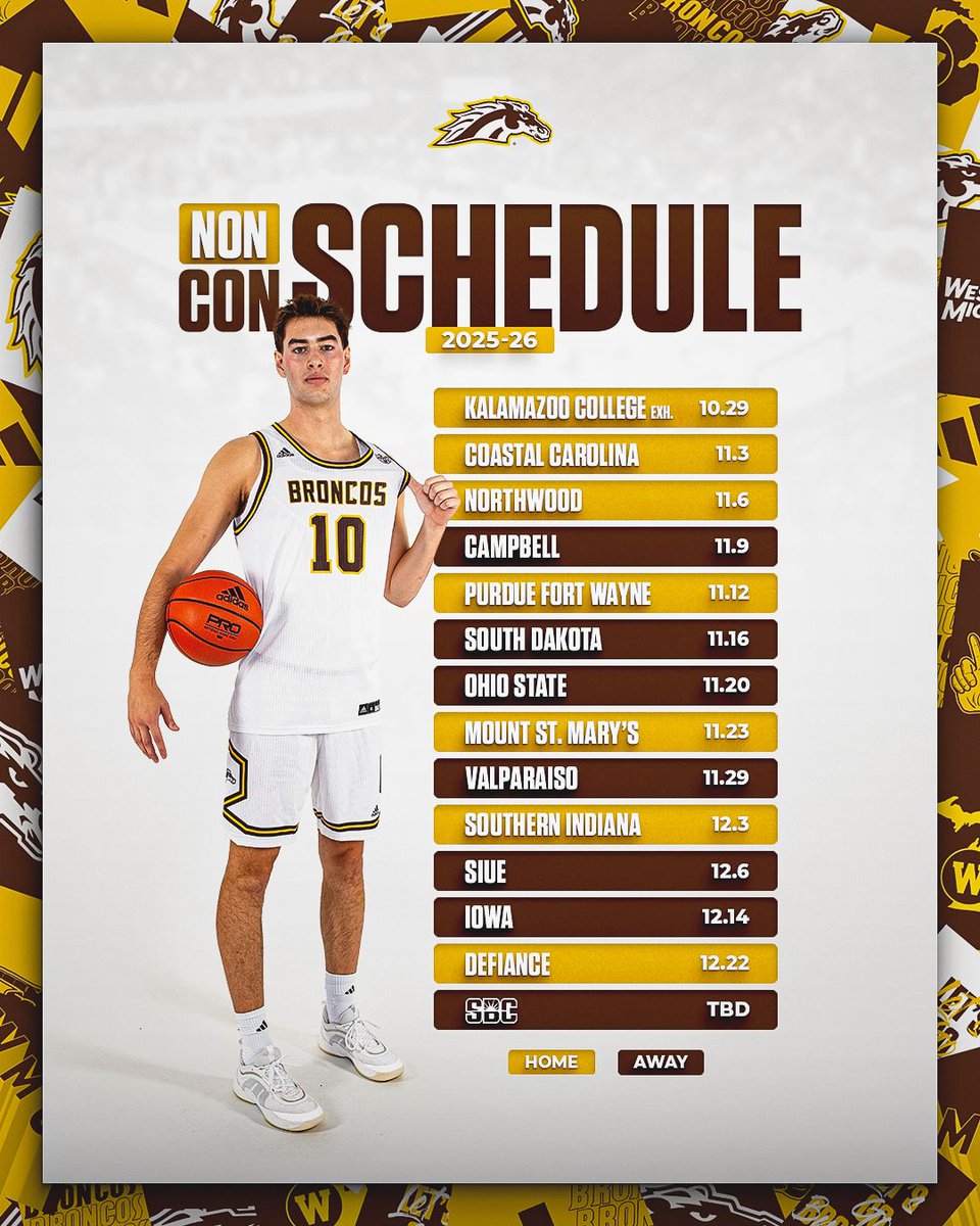 Excited to announce our 2025-26 non-conference schedule!!

READ: buff.ly/R9WRiFz 

#BroncosReign