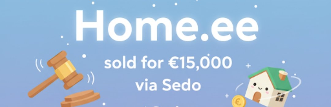 ridouane_ai's tweet photo. 🔥Another incredible ccTLD sale! 🏠 https://t.co/O22NipXLAF sold for an amazing €15,000 via Sedo. 🌍💰
🚫Note: This is not my sale.
#domainnames #domainnamemarket #Sedo #ccTLD #investing #home https://t.co/YQZbkaXug6