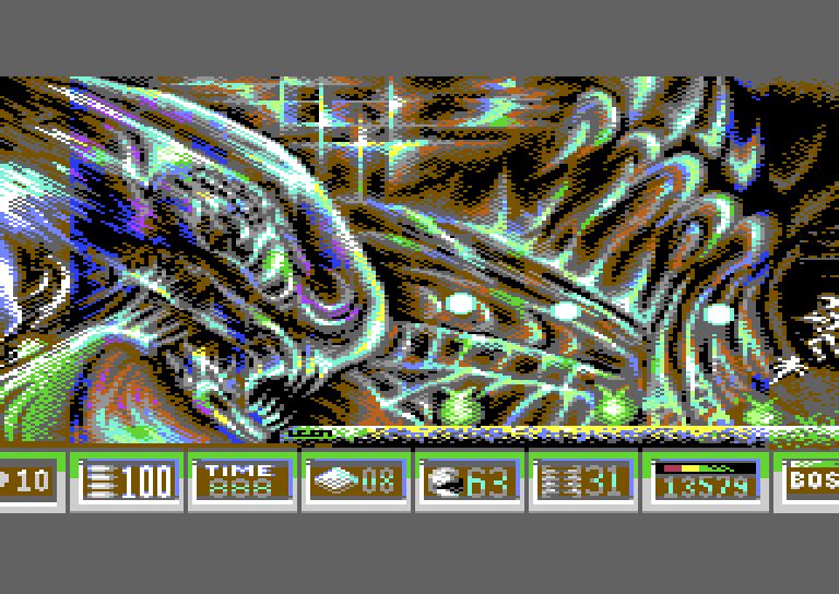 C64 Graphic (MultiColor + Sprites) - Shoot or Die by Leon - buff.ly/FB6PIR3 #commodore #pixelart