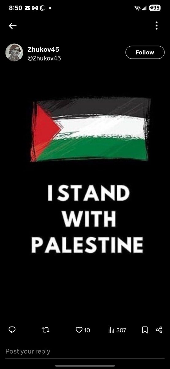 FullStop_Ian's tweet photo. @noor_supernova7 I stand with Palestine, all day, all night https://t.co/LdxBENxGOd