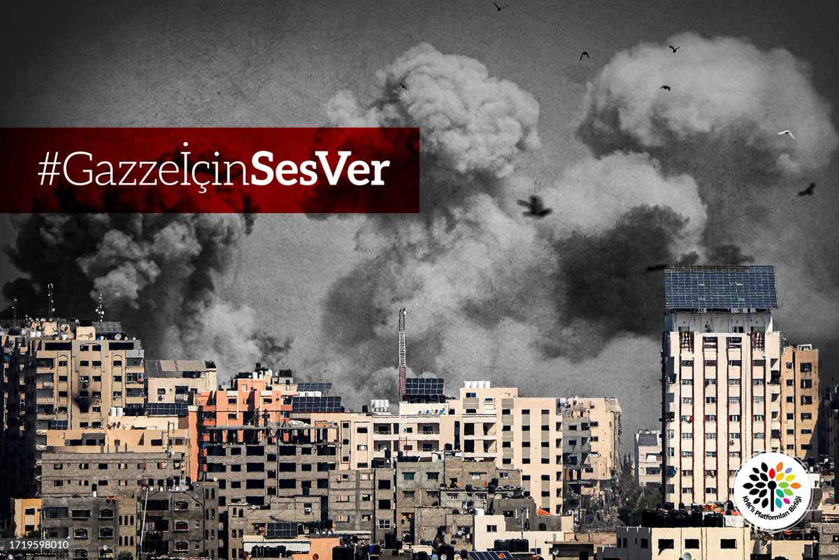 Gazze'de insanlar sadece bombalarla değil, sessizlikle de ölüyor.

 Dünya susarken binlerce çocuk, kadın ve sivil yaşamını yitiriyor. 

Bu bir  savaş değil katliam.

Etiketimiz;
#GazzeİçinSesVer