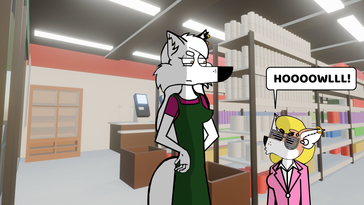 puffin_film's tweet photo. #francesandglynn #frances #and #glynn #wolfmart #store #grocery #shop #dog #wolf #female #lauren #elsa #mom #food #Languages #animation #animayed #series #cartoon #show #art #characters #new #york #newyork #city #street #streetfood #truck #van https://t.co/IZWYBHWNMp