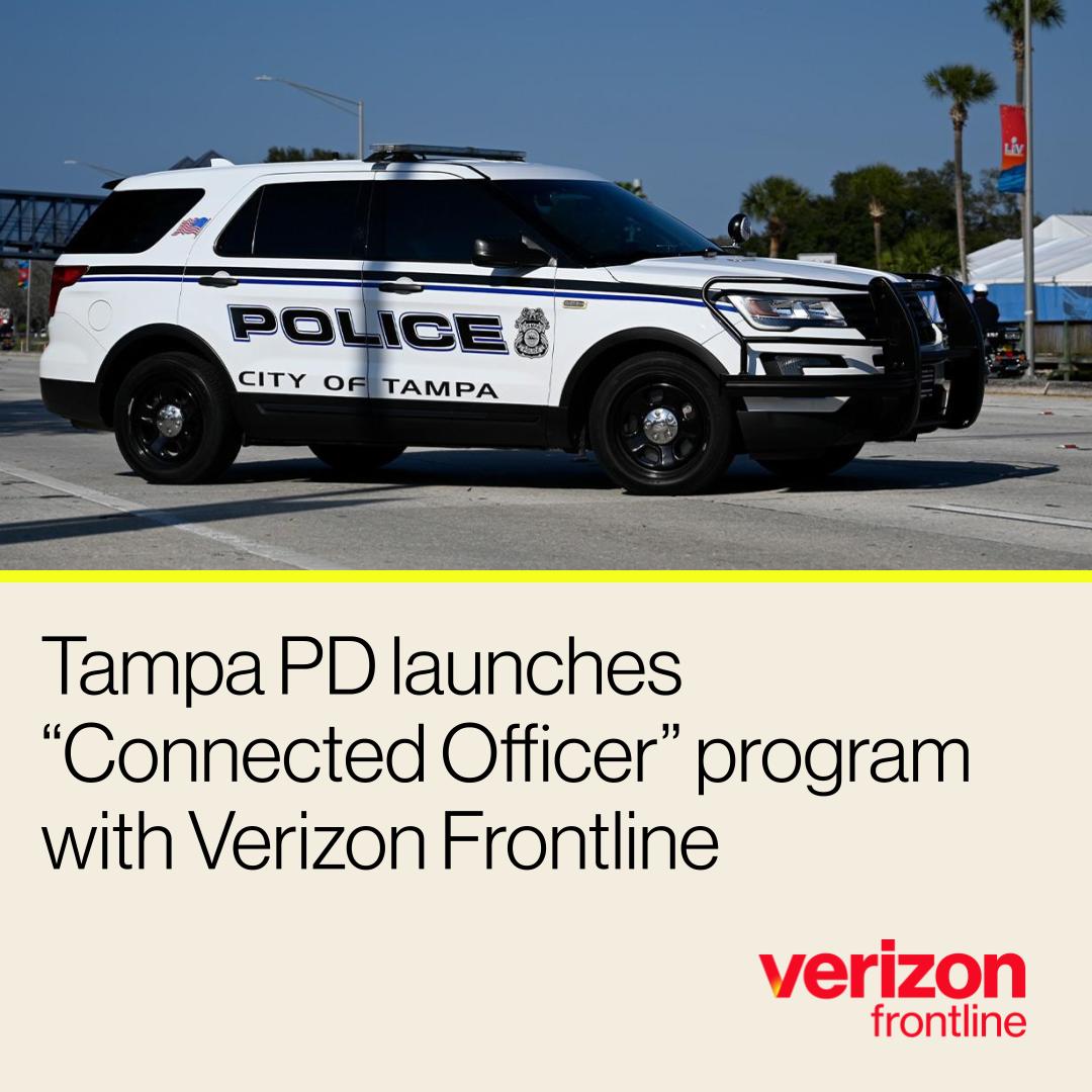 Verizon Frontline (@vzfrontline) on Twitter photo In partnership with Tampa Police Department, Verizon Frontline has launched more than 950 5G Ultra Wideband (UW)-enabled smartphones as part of the department’s “Connected Officer” initiative. Part of a mission-critical communications upgrade, the initiative helps ensure every In partnership with Tampa Police Department, Verizon Frontline has launched more than 950 5G Ultra Wideband (UW)-enabled smartphones as part of the department’s “Connected Officer” initiative. Part of a mission-critical communications upgrade, the initiative helps ensure every