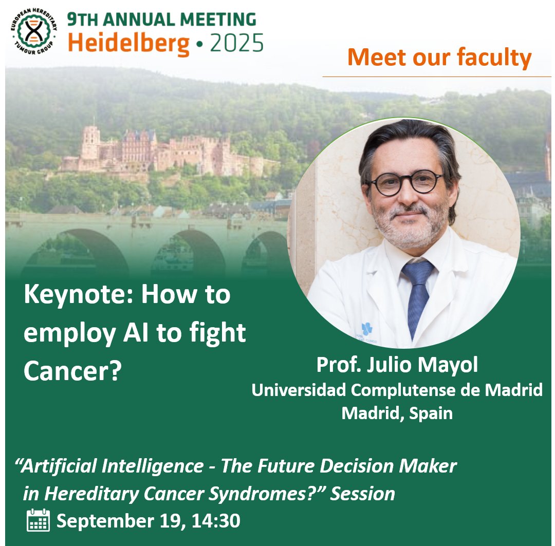 Excited to announce Prof. Julio Mayol as a keynote speaker at the #EHTG2025 AI Session! A leader in healthcare innovation, Prof. Mayol brings deep clinical expertise and a visionary approach to transforming health systems. Don’t miss his insights! #AIinHealthcare #EHTG