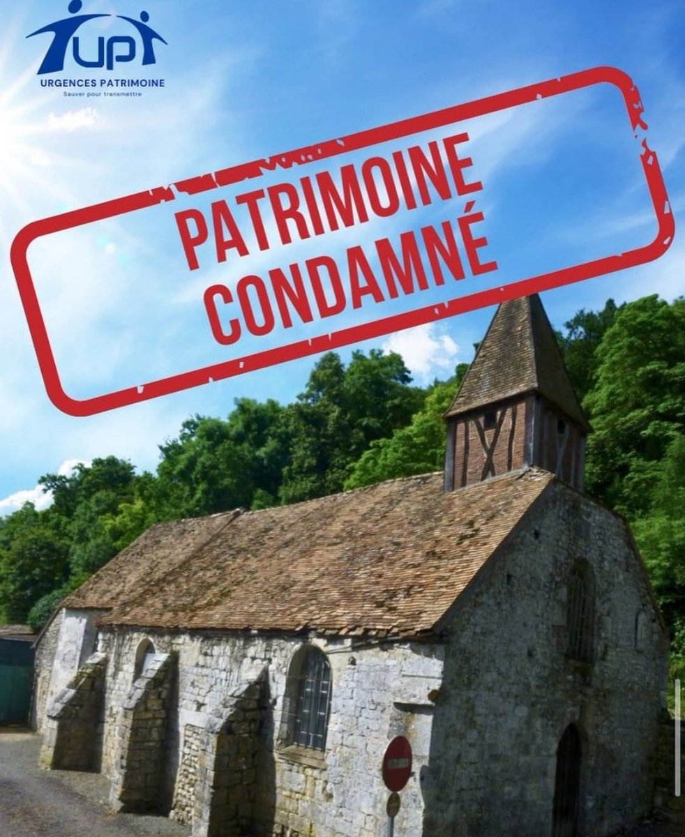 Une église du 12ème siècle menacée de destruction dans les Yvelines..

Pour accueillir des clandestins y a de la thunes.. par contre pour sauver notre patrimoine.

Pauvre France. #Facealinfo
