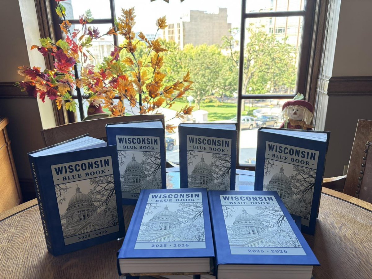 RepGoebenWI's tweet image. Blue Book Day! Email or call my office if you want a new 2025-2026 Blue Book. #bluebook #wilegislature #wiassembly