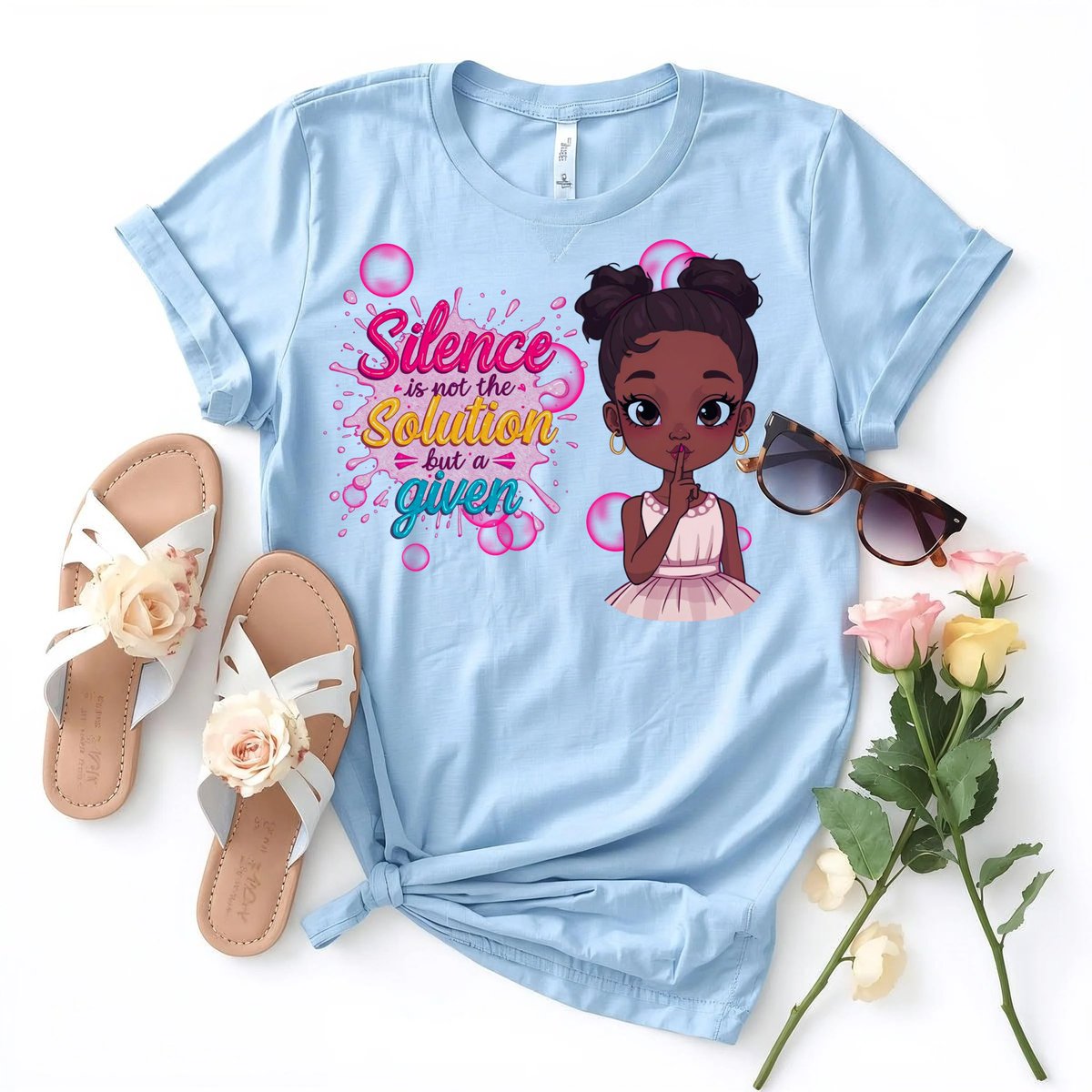 TheClubHits's tweet photo. New “Silence is not the solution but a given“ tees purchased at my Printify Shop https://t.co/KP4VumPqQv #printify #printifyshop https://t.co/8h9idqOhKb