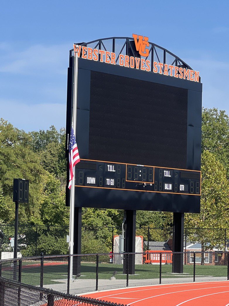 How did this 🇺🇸 at a woke Webster school field get to half mast for Charlie you ask?  Was it the staff developing a conscience? Of course not, two very brave young men did it themselves. You know the stones it takes to do that as a HS student in this town?