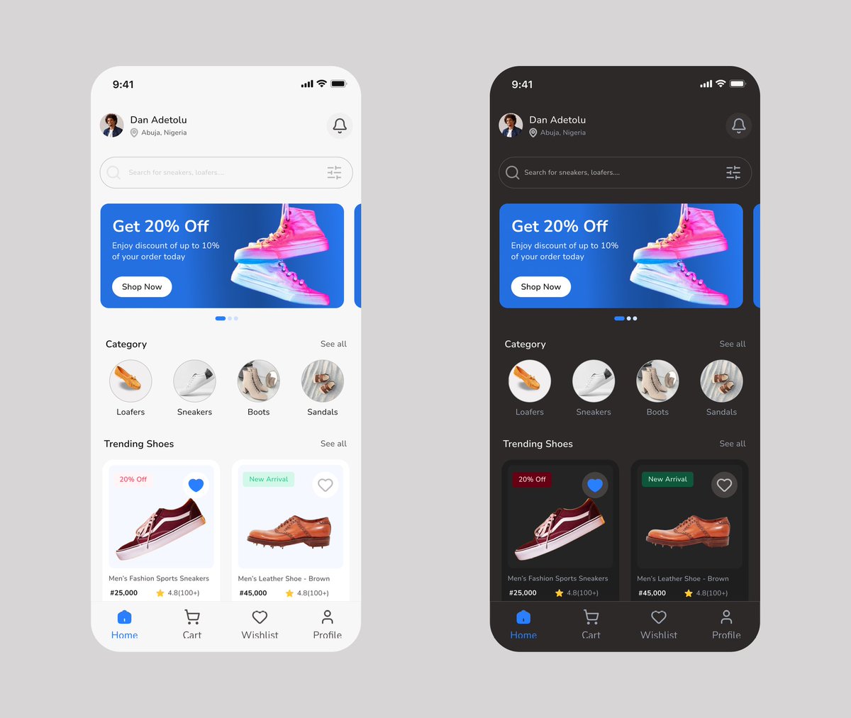 dannyadetolu's tweet image. Why i love working with variables. You just switch to dark mode easily, after  you&apos;ve created both light and dark mode in the color variable system.
#DesignSystem #variable #ProductDesign