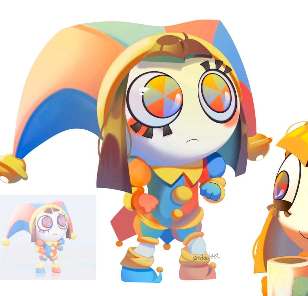 Chibi poms repost
If you saw the first one, nuh uh
#pomni #tadc #TheAmazingDigitalCircus #tadcfanart #tadcpomni