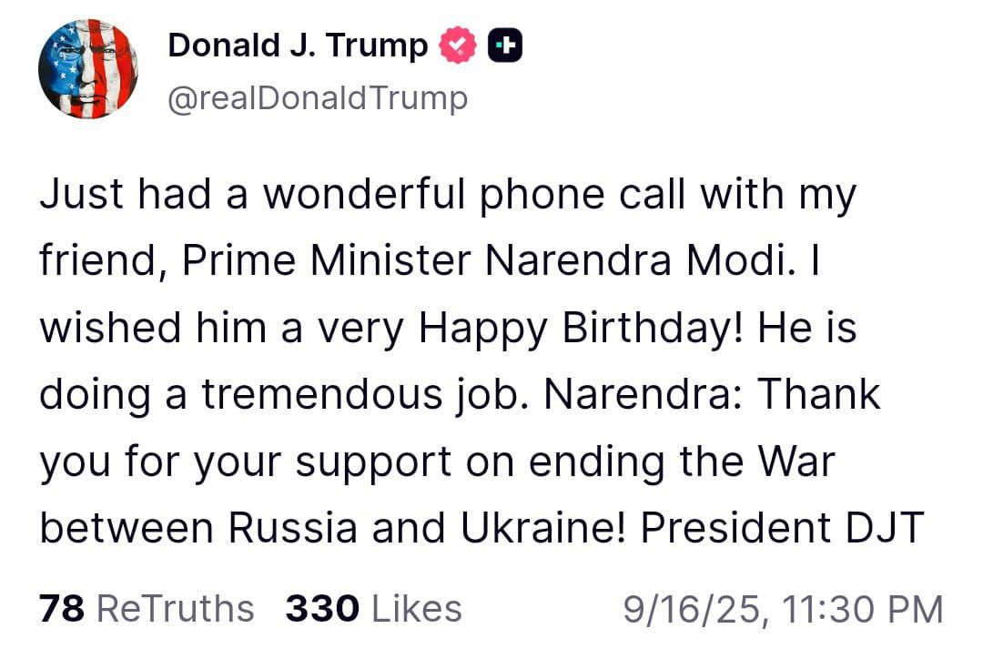 iNishant4's tweet photo. @MeghUpdates Trumpn post shows that he wants to correct his mistake of tariff 
https://t.co/ISLTRI0c9m https://t.co/cfiiGsgZvM