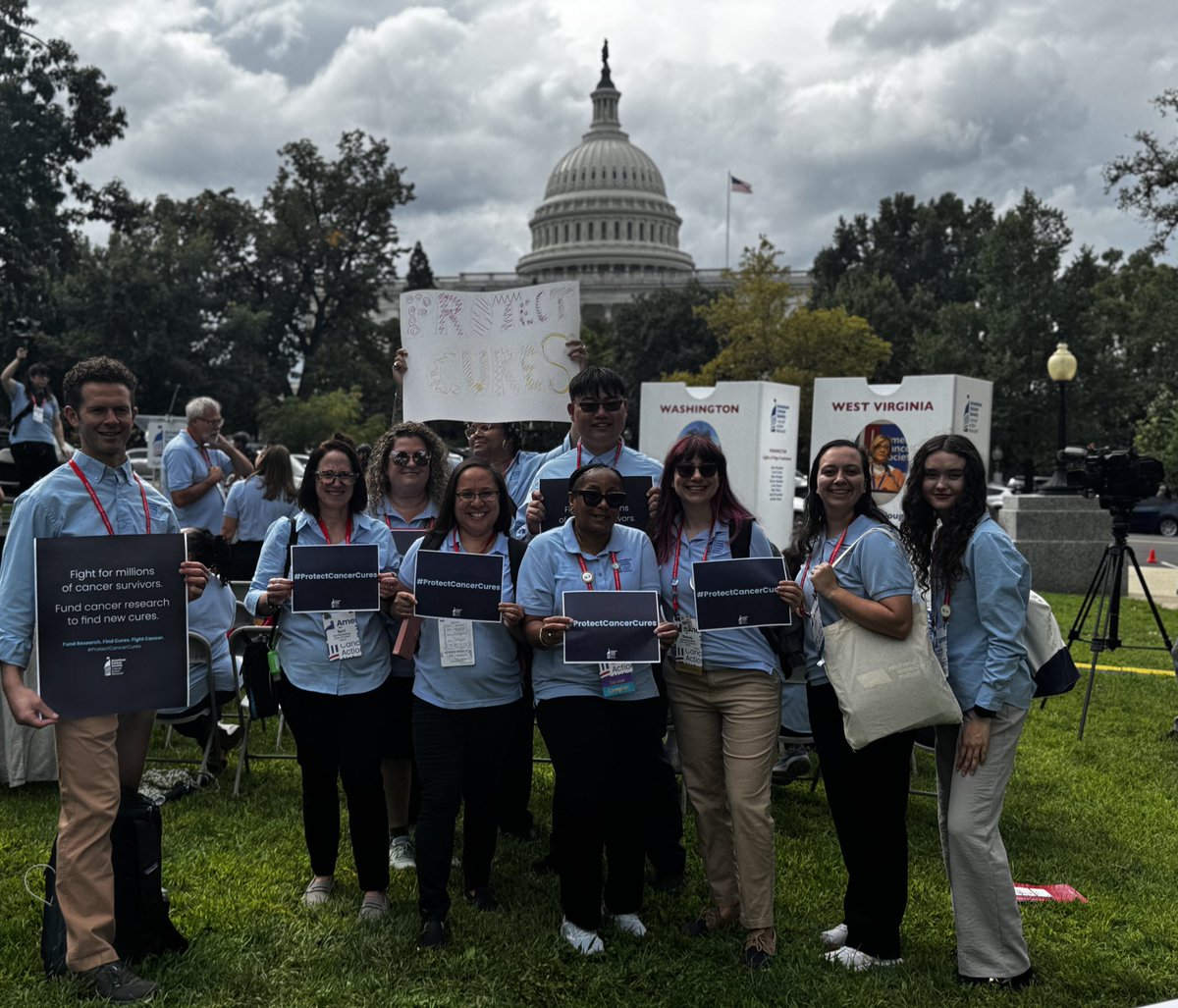 Lisa Lacasse (@llacasseacscan) on Twitter photo Our blue shirt brigade has created congressional champions!
Thanks to your advocacy, our leaders understand their power in the fight against cancer. 
Let’s continue showing them the power of patient advocacy! 
#CancerLobbyDay #ProtectCancerCures Our blue shirt brigade has created congressional champions!
Thanks to your advocacy, our leaders understand their power in the fight against cancer. 
Let’s continue showing them the power of patient advocacy! 
#CancerLobbyDay #ProtectCancerCures