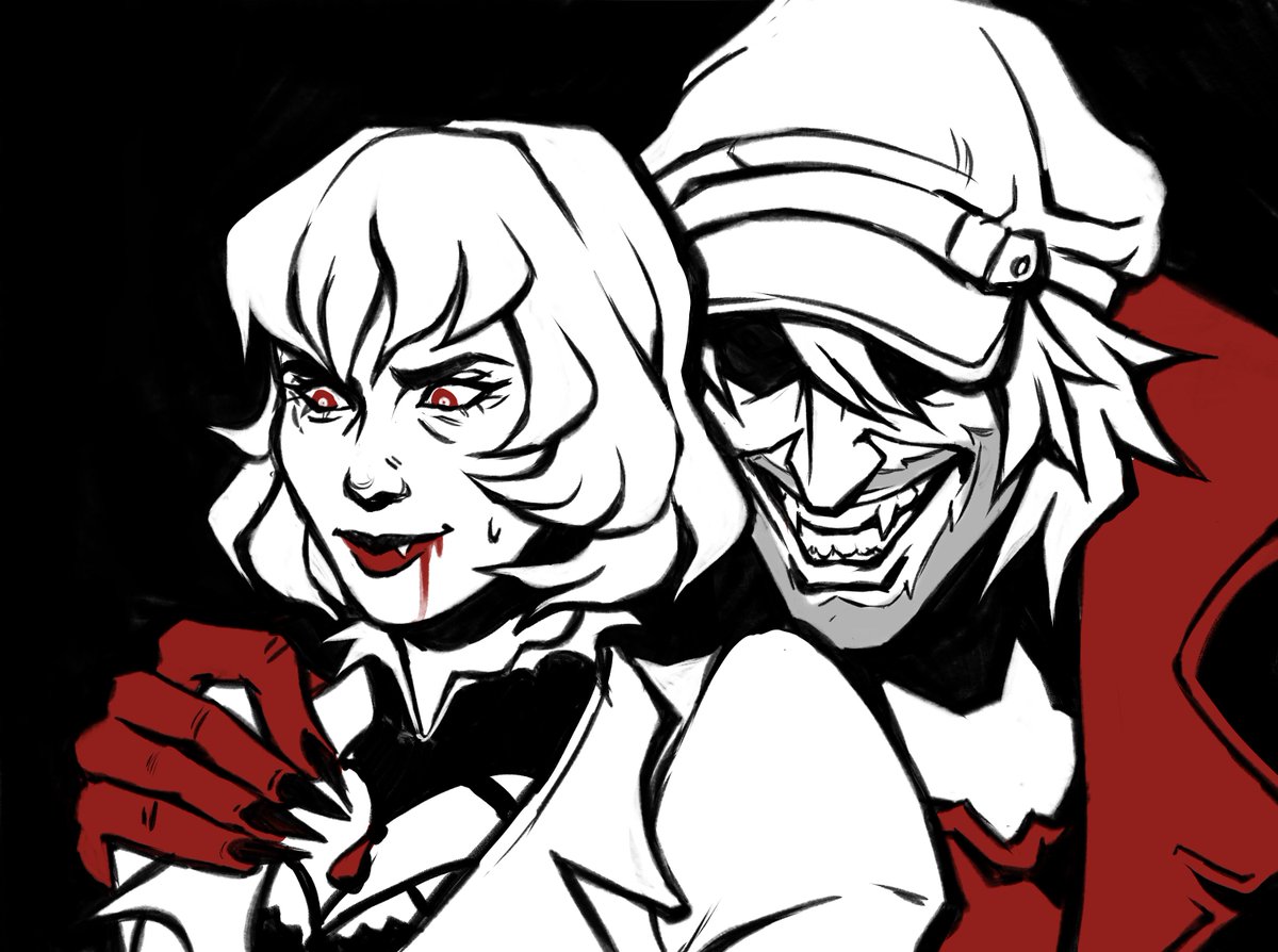 How fake vampires look when real creatures of the night come at them #deadlock #drifter