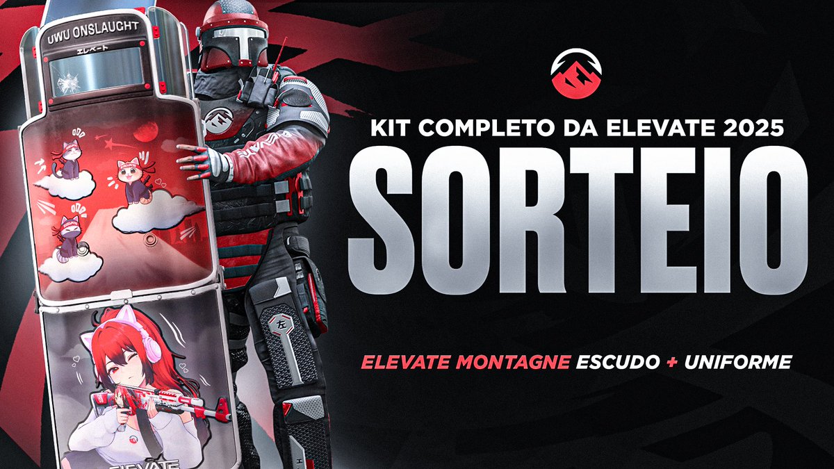 🚨SORTEIO MONTAGNE ELEVATE 🥳

REGRAS:
Seguir <a href="/Tiezzivlr/">Elevate tiezzi</a>
Seguir <a href="/ElevateGG_BR/">ELEVATE BR 🇧🇷</a> e <a href="/ElevateGG/">ELEVATE</a> 
RT + Marcar dois amigos nos comentarios!
Resultados dia 30/09