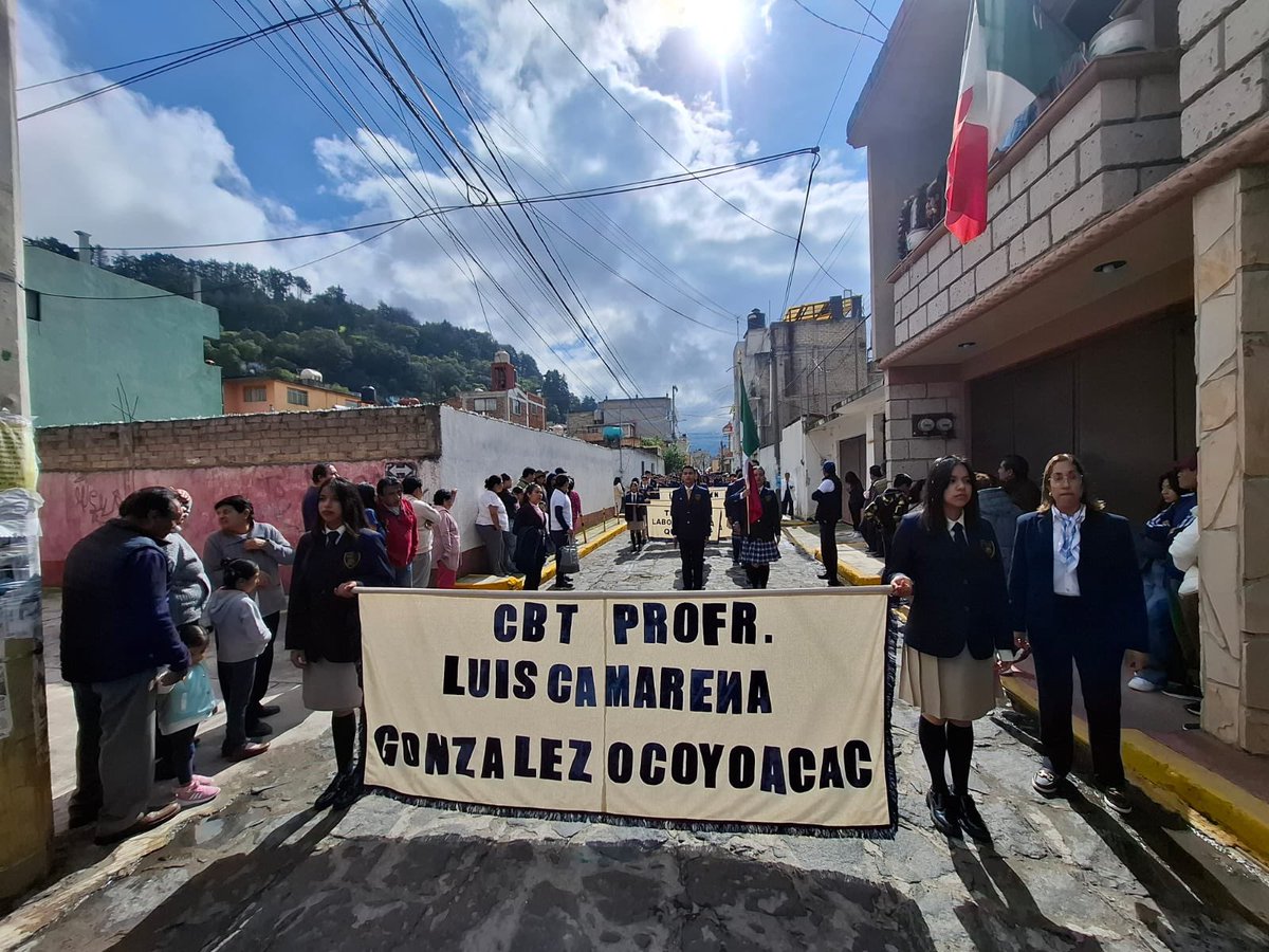 🇲🇽✨ Orgullosos de nuestras raíces y tradiciones ✨🇲🇽

El CBT Profr Luis Camarena González, Ocoyoacac, Turno Matutino y Vespertino participó con gran entusiasmo en el desfile conmemorativo del 16 de septiembre, Día de la Independencia de México.