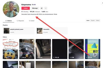 MisterioDescono's tweet image. It was all a show, the tiktok user kinpanama uploaded a video with the hashtag #Venomkin, where a supposed meteorite and a being were supposedly seen, in the first description of his channel before going viral he wrote "Venomkin NOT REAL entertainment series on Tiktok" today when