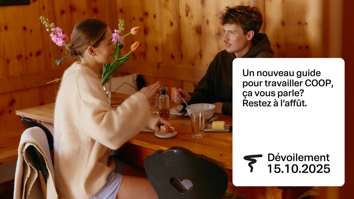 ✨ 𝗨𝗻𝗲 𝗴𝗿𝗮𝗻𝗱𝗲 𝗽𝗿𝗲𝗺𝗶è𝗿𝗲 𝗮𝗿𝗿𝗶𝘃𝗲! Un guide inédit qui met en lumière les compétences nécessaires pour mieux travailler en coopérative et en mutuelle.

📅 Dévoilement le 15 octobre, pendant la Semaine de la coopération.

#TrajectoiresMouvement #TravaillerCOOP