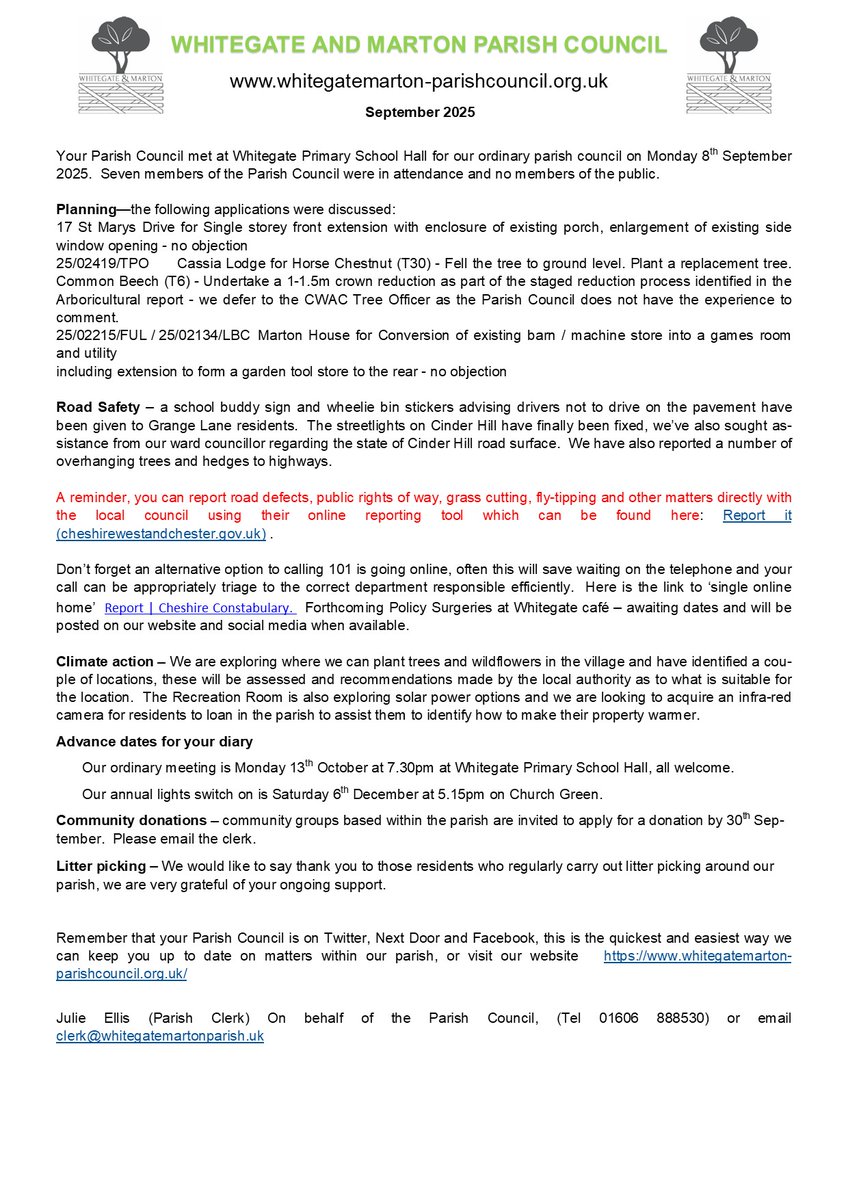 WhitegateVision's tweet image. Please see our September update, a pdf version is available on the website.