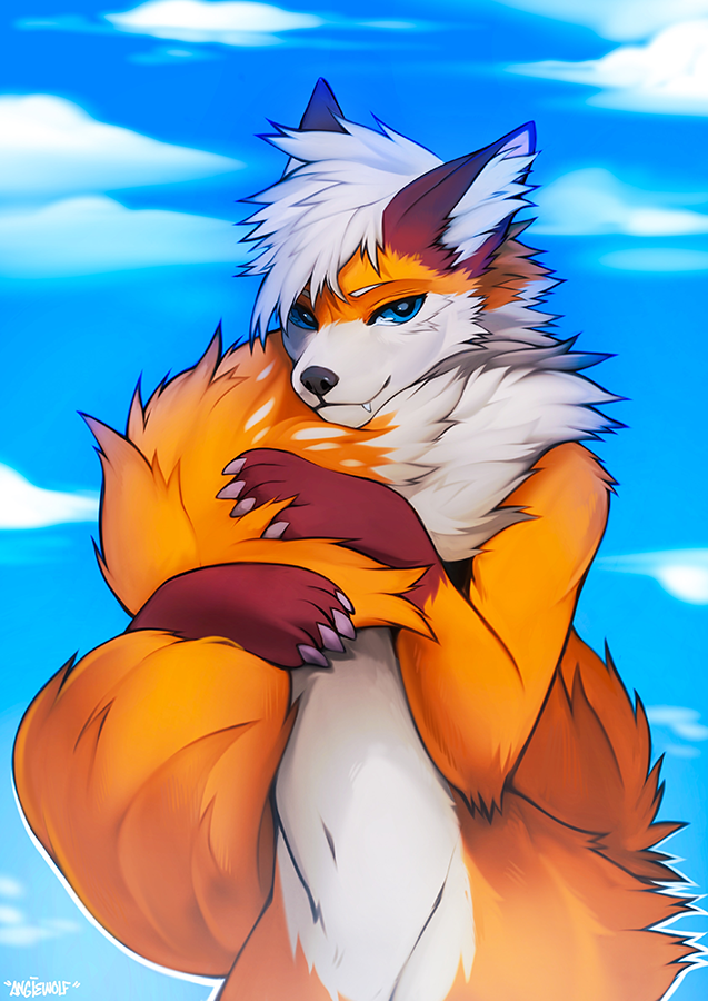 Happy birthday <a href="/SuperSahama/">SuperSahama</a> !
Gift from <a href="/Xaraphiel/">Xaraphiel ☆ Angel Fox ☆ VTuber</a> 
art by me 🧑‍🎨🎨