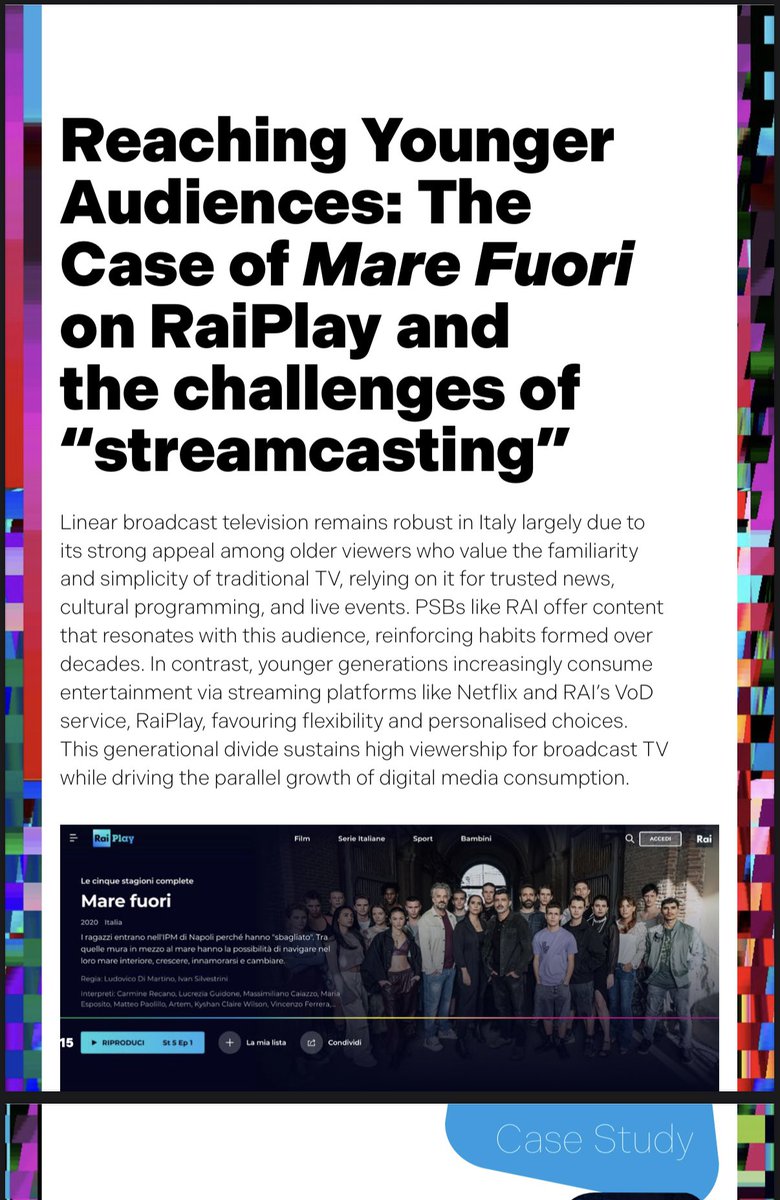 Dopo tre anni il progetto Public Service Media in the Age of Platforms #PSM-AP arriva alla fine con una magnifica conferenza, e con questo Final Report. È stata una scuola di rigore e amicizia Grazie a tutto il team e in particolare alle PI #CathyJohnson : eprints.whiterose.ac.uk/id/eprint/2314…