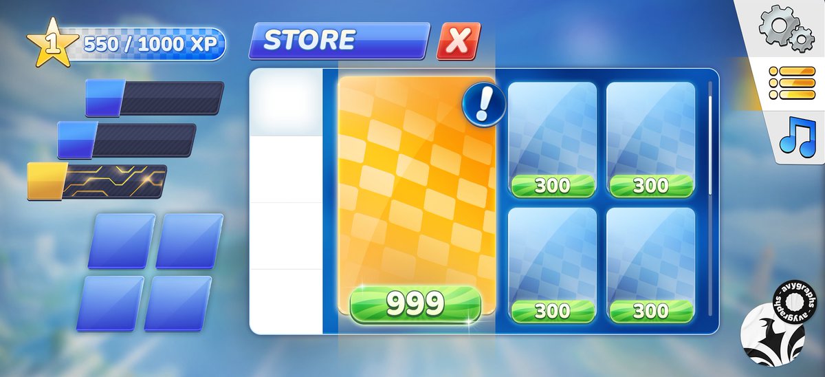 avygraphs's tweet image. 🌸 Race UI Set - For Sale!   
💬 DM me to buy this set or ask questions!    

(Commissions open) 
Discord: avygraphics   
More coming soon 👀
#RobloxDev #RobloxUI #UIDesign #GameUI