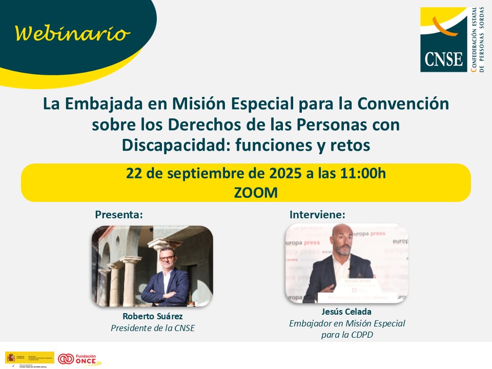 💬¿Quieres saber cómo funciona la Embajada en Misión Especial para la Convención sobre los Derechos de las Personas con Discapacidad?

🤝¿Te interesa descubrir qué retos enfrenta y cómo impulsa cambios reales en la vida de estas personas?

⏰El próximo lunes 22 de septiembre a