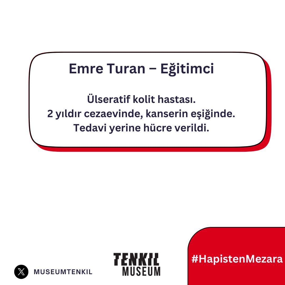 GaribbSeyyah's tweet photo. Adil yargılanma hakkından sonra en temel insan hakkı olan yaşam hakkı ihlal ediliyor.

Ağır hastalıklara rağmen tahliye edilmeyen, tedavisi engellenen, cezaevlerinde yaşam mücadelesi veren insanlarımız var.
#USDT

HapistenMezara

#KalbimizSumud
Sadettin Saran ‼️ Yerli https://t.co/Q1K4rrsQPo