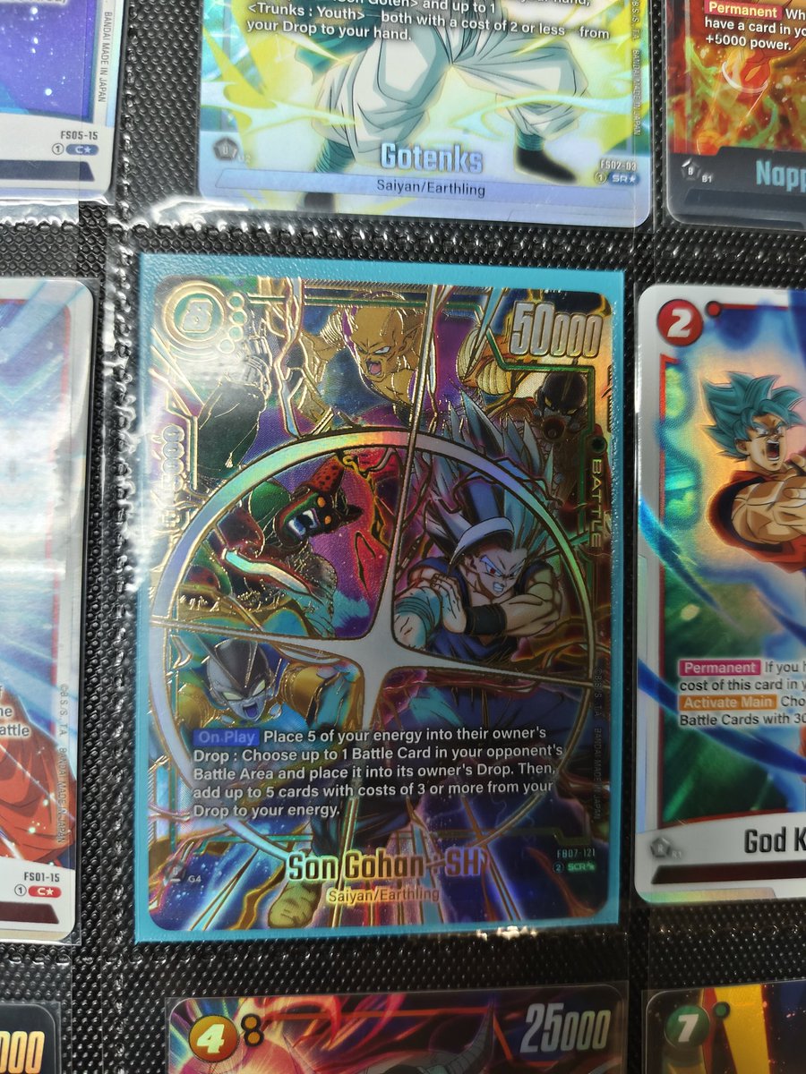 Feels good attending my first pre release of DB Fusion world FB07 and pulling God rare 🔥