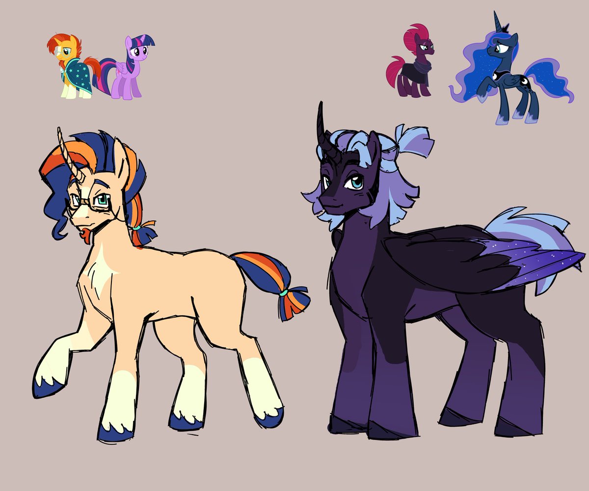 chaiitii_'s tweet photo. Meet Guiding Star and Cosmos :3
(Also small life update in the comments)
#mlp #mlpnextgen #mlpfanart #mylittlepony https://t.co/xoOzOVyM9O