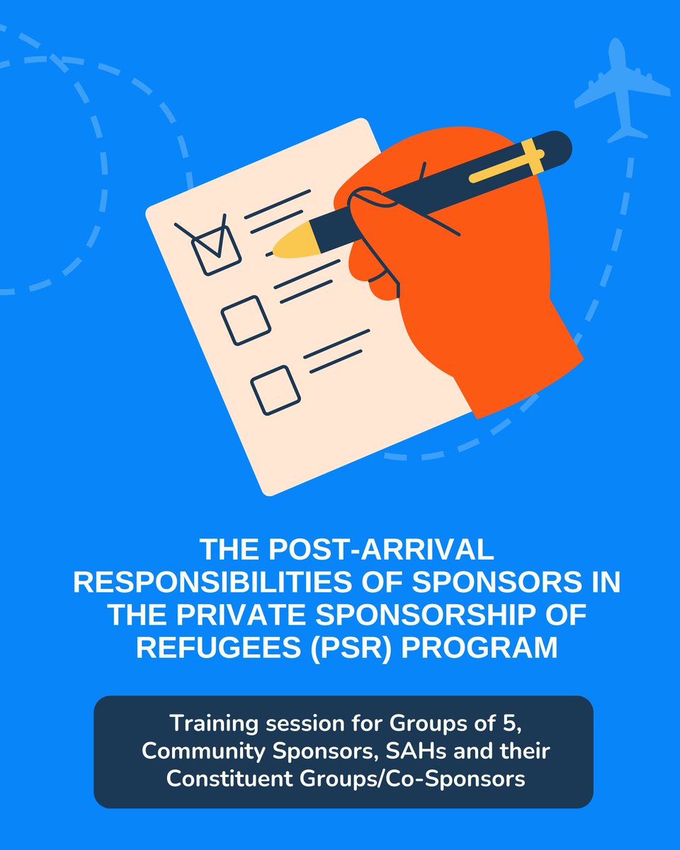 Refugee Sponsorship Training Program tweet media