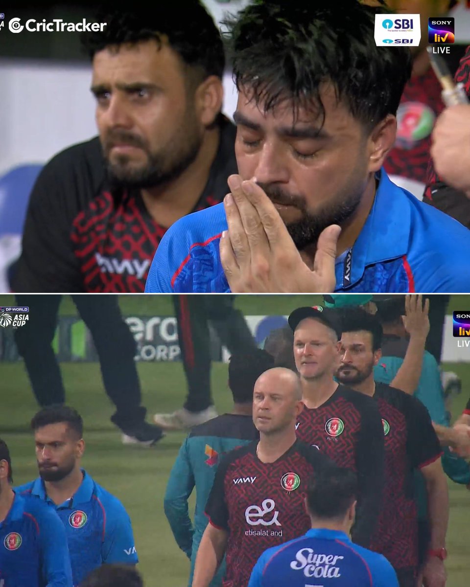 Afghanistan must beat Sri Lanka in their last game to qualify for the Super Four.

📸: Sony Liv | #AsiaCup2025