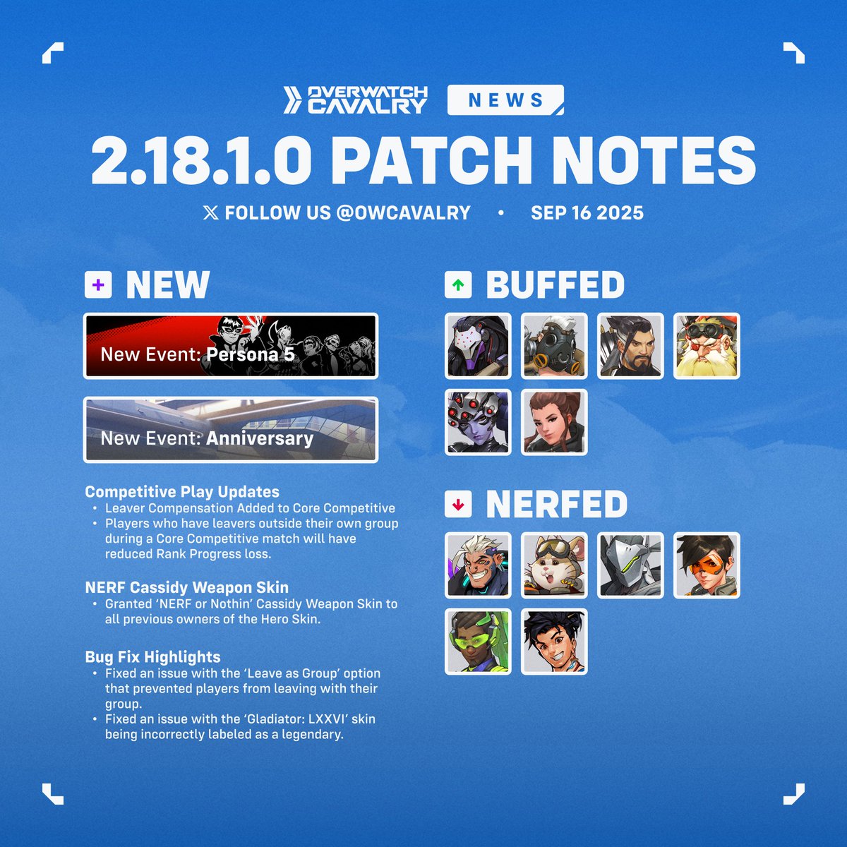 Overwatch Cavalry tweet media