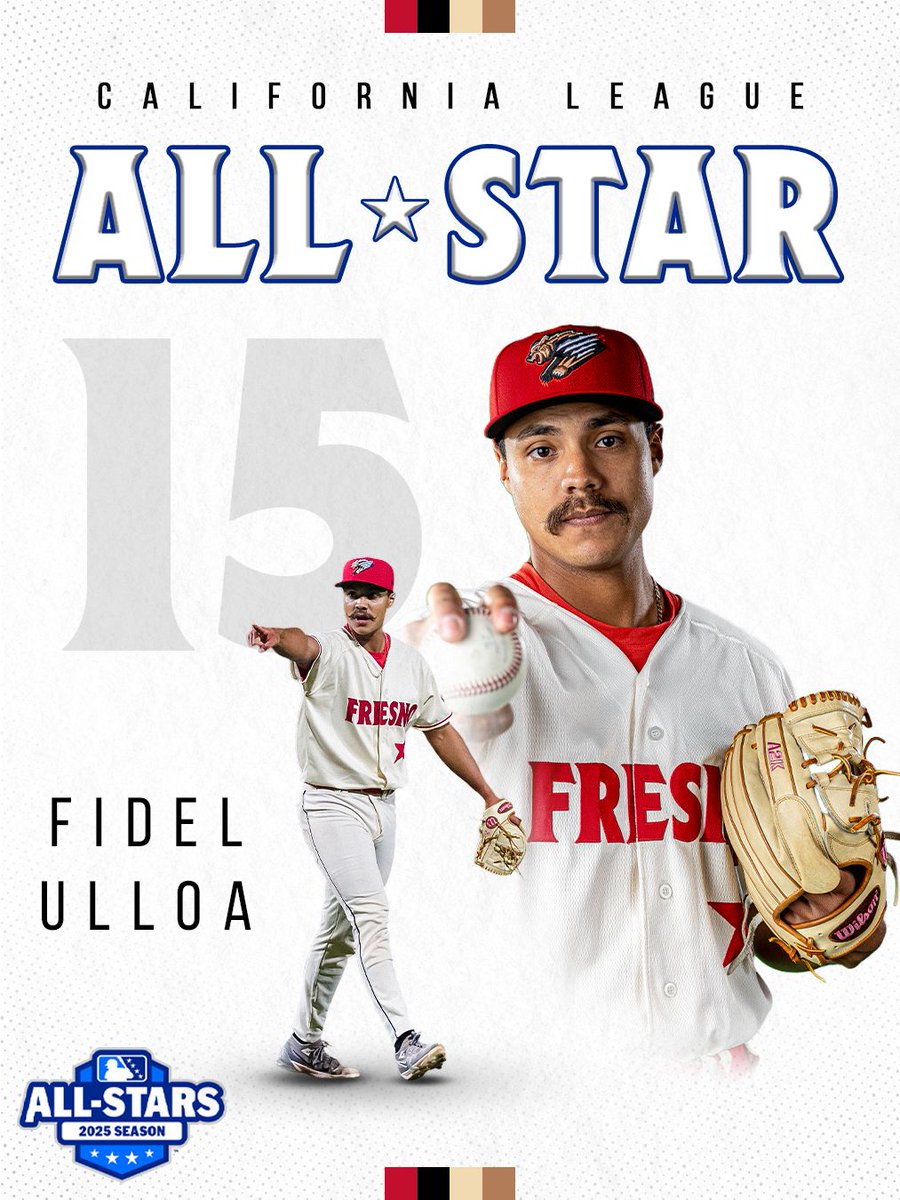 FresnoGrizzlies's tweet image. California League All-Star ✅