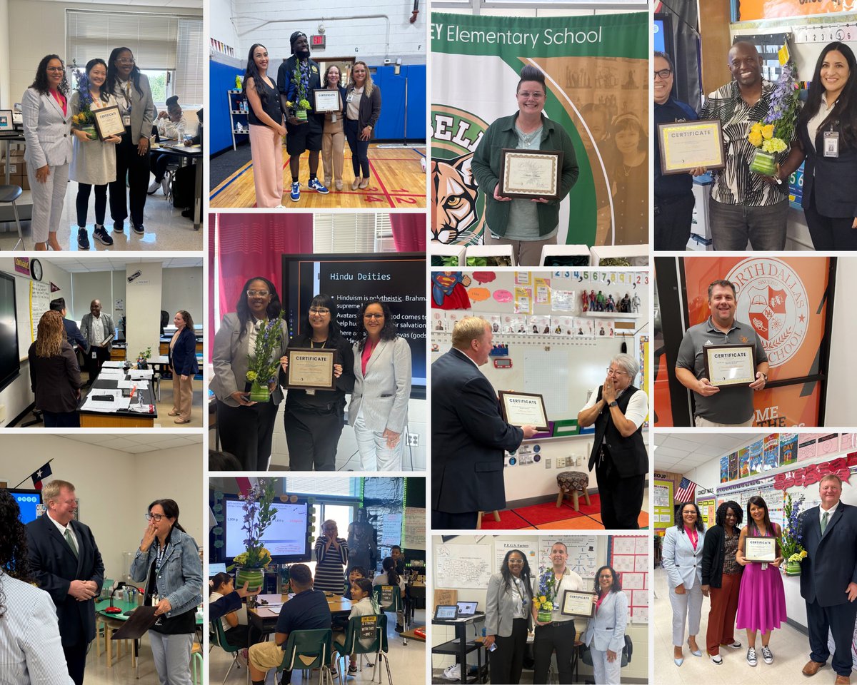 DallasISDatWork's tweet image. We are so proud to recognize our Master Teacher Award recipients! These incredible educators go above and beyond to support students, and model excellence in teaching. Congratulations to all! Thank you for your dedication and impact in shaping the future. #EmployeeExperience