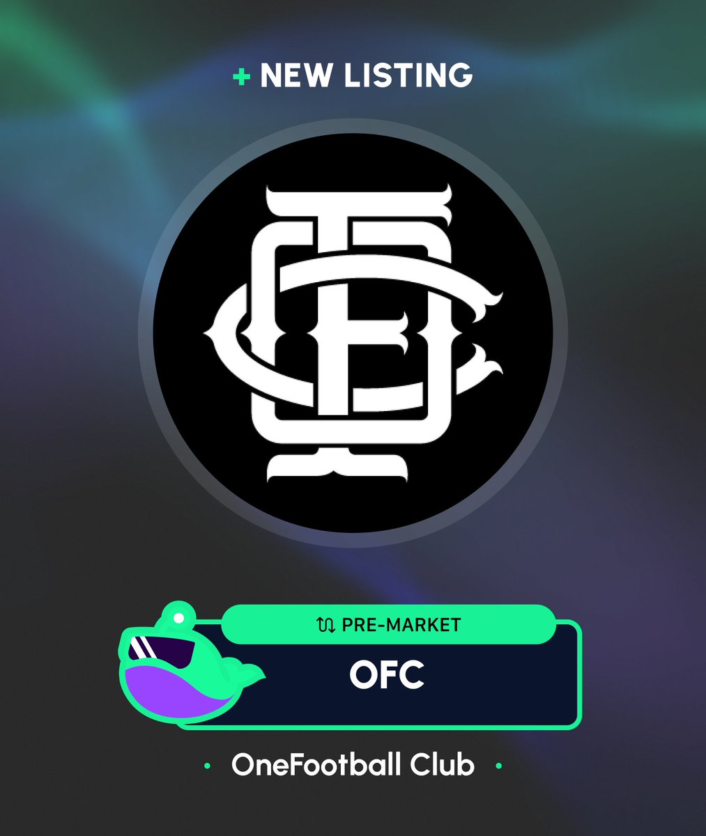 Whales Market 🐳 (@whalesmarket) on Twitter photo 🐳 NEW LISTING: $OFC Pre-Market
Even whales love football <a href="/ofc_the_club/">OneFootball Club</a>
pro.whales.market/pre/Base/OFC 🐳 NEW LISTING: $OFC Pre-Market
Even whales love football <a href="/ofc_the_club/">OneFootball Club</a>
pro.whales.market/pre/Base/OFC