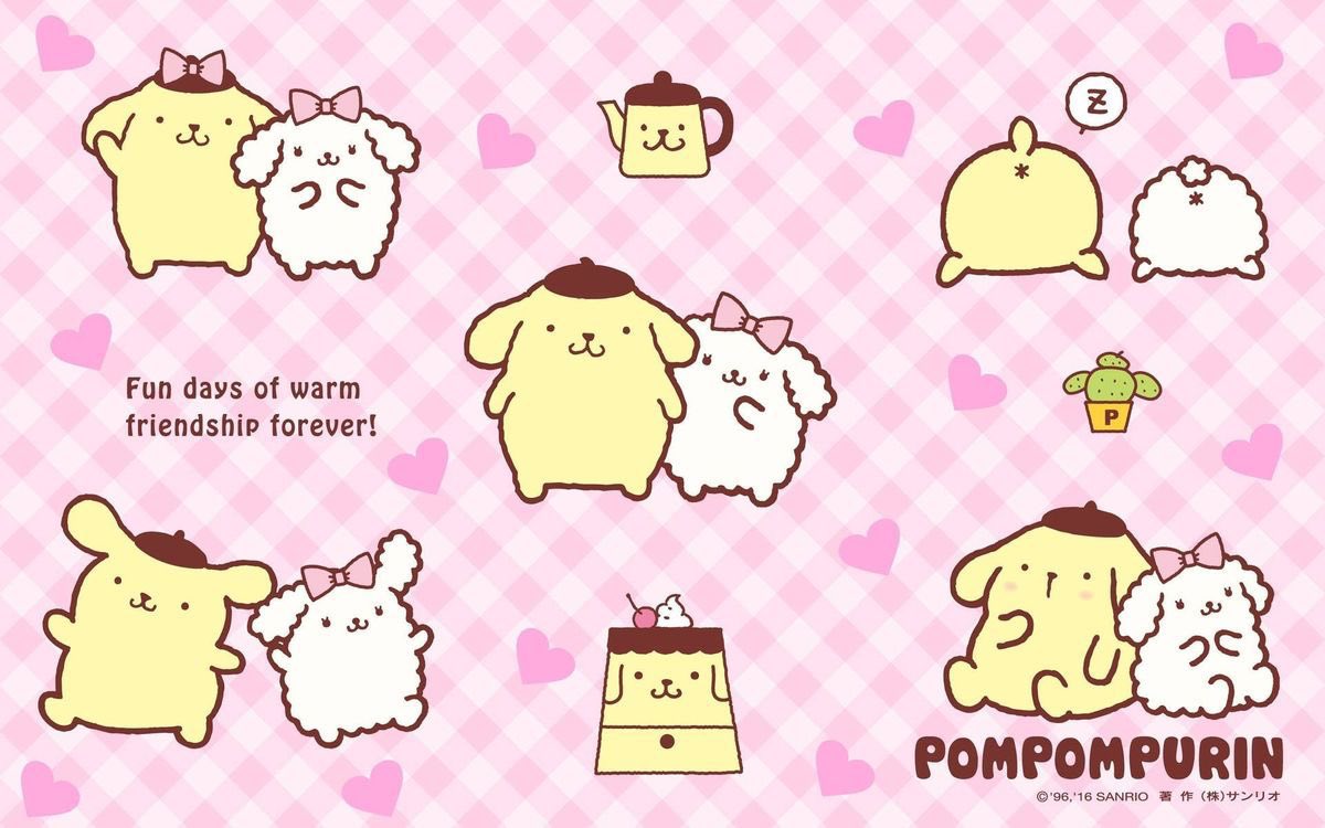 pompompurin &amp; macaroon