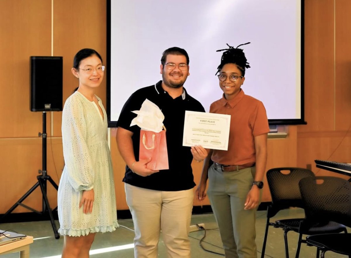 NMSP master’s candidate Carlos Irias recently won 1st place in this year’s Cornell CALS graduate student field day’s 5-min thesis #competition! He explained how he evaluates the impact of soil and manure management decisions on soil, N and P loss using a rainfall simulator.