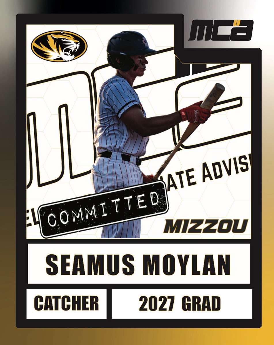 🚨 COMMITTED 🚨

Congratulations to Seamus Moylan on his commitment to continue his academic and athletic career at the University of Missouri (Mizzou)! 🐯⚾️

The hard work, dedication, and belief in the process continue to pay off. We’re excited to see all the great things