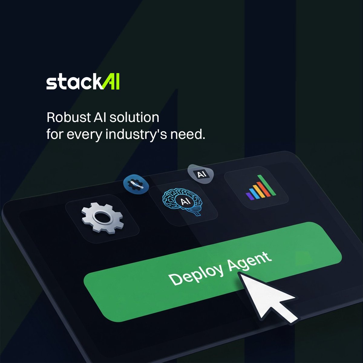 StackAI_xyz's tweet image. Our robust AI solutions are tailored to every industry&apos;s unique needs and workflows.

For example,  StackAI can help your team to streamline the management and scaling of complex #AI workflows across multiple products. 

You can use it to test, deploy, and manage a wide range of…