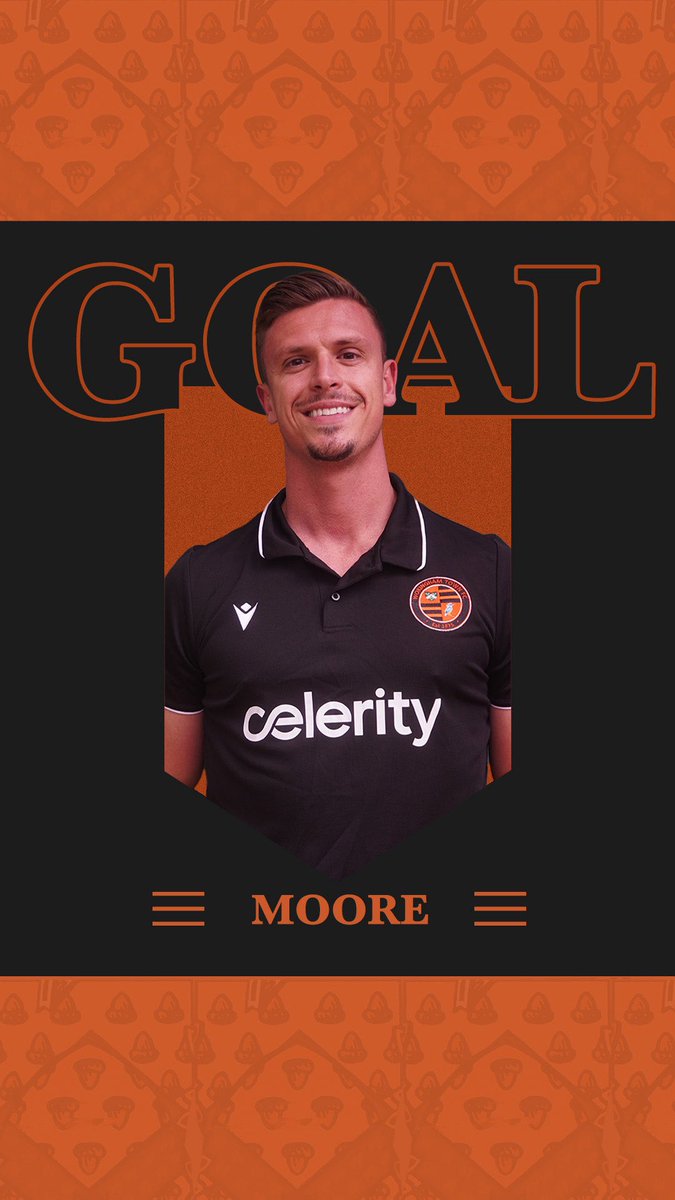 𝐆𝐎𝐎𝐎𝐎𝐀𝐀𝐀𝐀𝐋𝐋𝐋𝐋

Sean Moore with a top strike to give us the lead! 

11’| 🟣 0-1 🍊