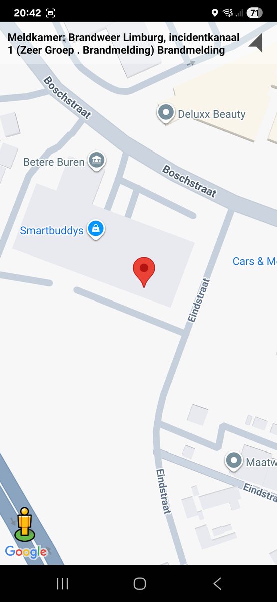 Zeer grote brandmelding in industriegebied