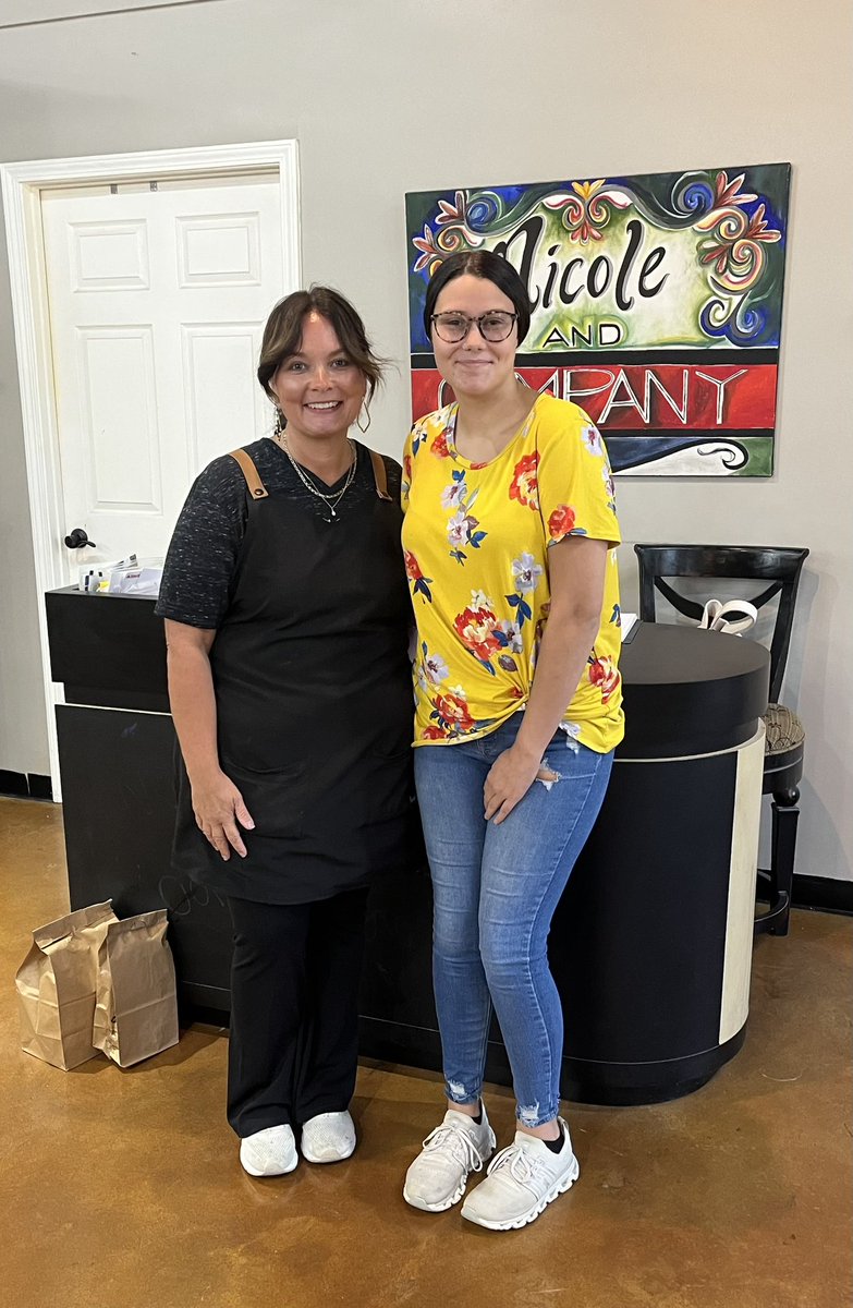 mindistout's tweet image. Trinity is interested in cosmetology so she spent the day with Nicole at Nicole &amp;amp; Co. Thank you for this opportunity; our school-community is the best! @MyrtleCenter