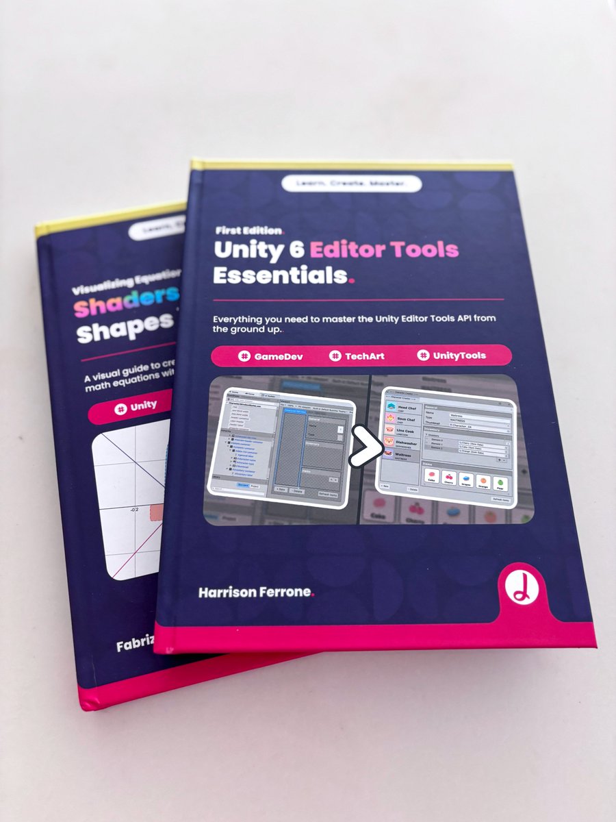 ushadersbible's tweet image. Unity 6 Editor Tools Essentials physical version will be available worldwide during this week! 📕

More 👉🏻 jettelly.com/store/unity-ed…

#Unity3d #indiedeveloper